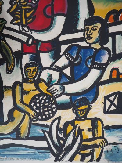 Fernand LEGER : Les constructeurs - Lithographie signée 2