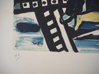 Fernand LEGER : Les constructeurs - Lithographie signée 2