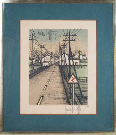 Bernard BUFFET - La Route, 1961 - Lithographique signée au crayon 2