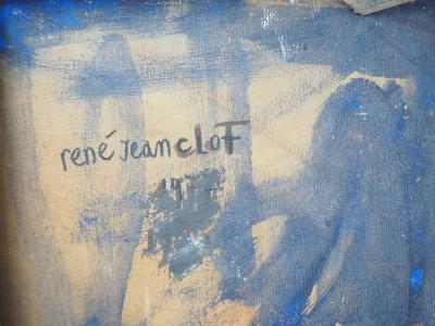 René-Jean CLOT : Portrait de femme - Huile sur toile Signée 2
