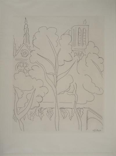 Henri MATISSE : Notre Dame de Paris - Gravure Originale Signée 2