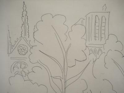 Henri MATISSE : Notre Dame de Paris - Gravure Originale Signée 2