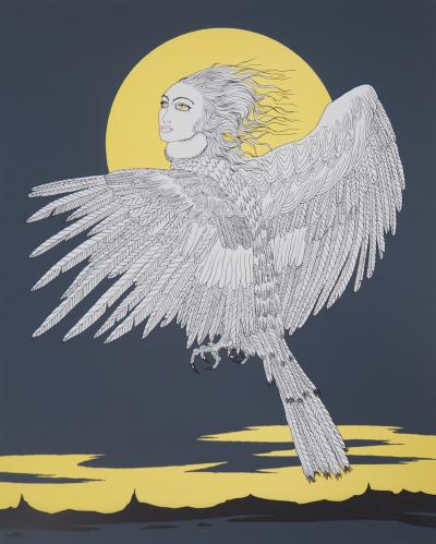 Félix LABISSE : Le Rose-Pleurs - Lithographie originale signée 2