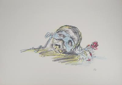 Oskar KOKOSCHKA - Vanité à la rose, 1962 - Lithographie originale signée 2
