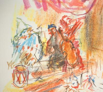 Oskar KOKOSCHKA - La Salle de bal, 1962 - Photolithographie signée 2