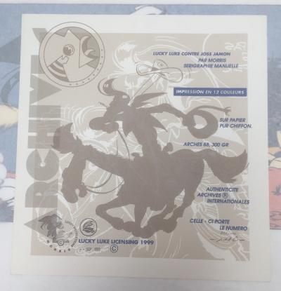 Morris - Lucky Luke - Sérigraphie signée 2