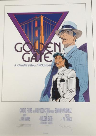 Philippe FRANCQ- Largo Winch Golden Gate - Sérigraphie signée 2