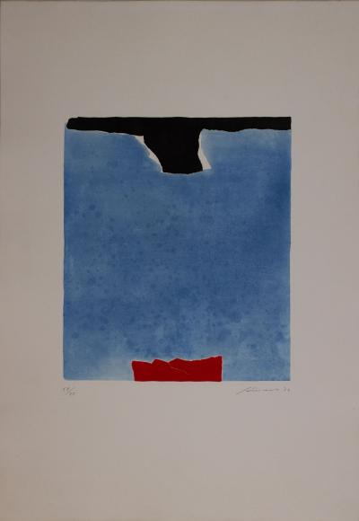 Giuseppe SANTOMASO - Sans Titre, 1977 - Gravure signée au crayon 2
