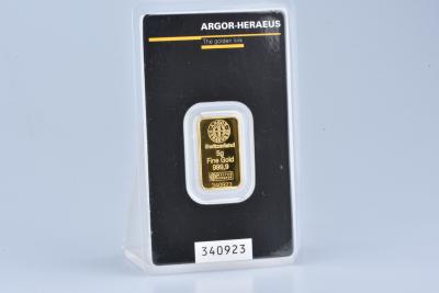 Lingot d’or fin 999,9, 5 grammes 2