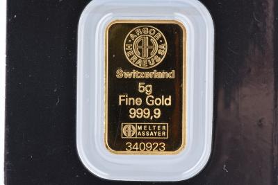 Lingot d’or fin 999,9, 5 grammes 2