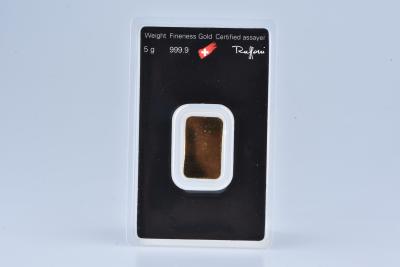 Lingot d’or fin 999,9, 5 grammes 2