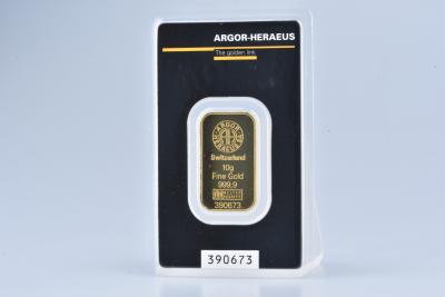 Lingot d’or fin 999,9, 10 grammes 2
