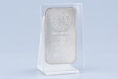 Lingot d’argent fin 999,0 20 grammes 2
