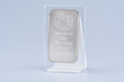 Lingot d’argent fin 999,0 20 grammes 2