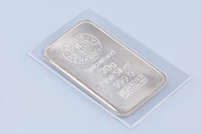 Lingot d’argent fin 999,0 20 grammes 2
