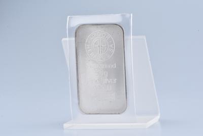 Lingot d’argent fin 999,0 50 grammes 2