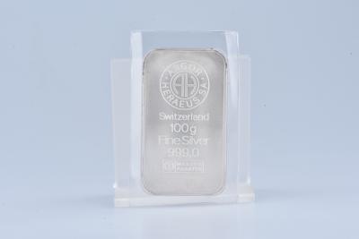 Lingot d’argent fin 999,0 100 grammes 2