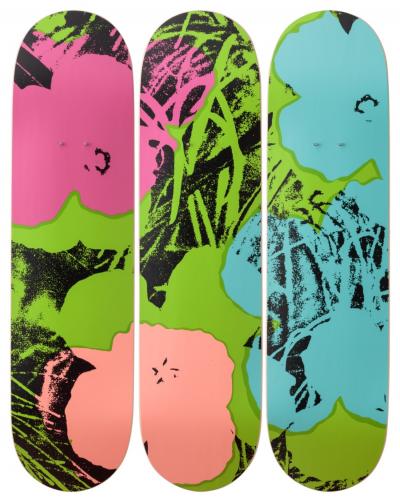 The Skateroom - Flowers by Andy Warhol  - Planches de skateboard 2