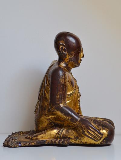 Birmanie - Disciples de Bouddha, style Mandalay, XIXème siècle 2