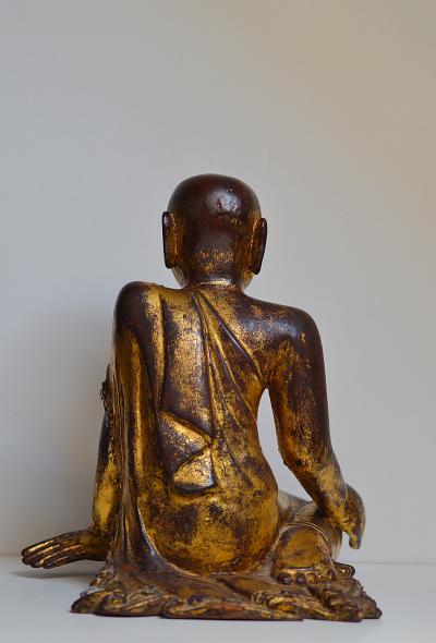 Birmanie - Disciples de Bouddha, style Mandalay, XIXème siècle 2
