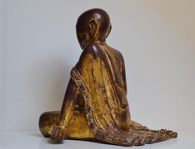 Birmanie - Disciples de Bouddha, style Mandalay, XIXème siècle 2
