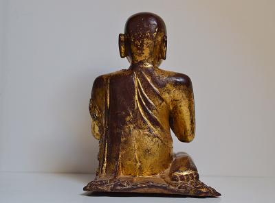 Birmanie - Disciples de Bouddha, style Mandalay, XIXème siècle 2