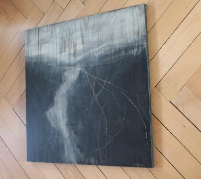 Alex CLAUDE - Le contournement, 2020 - Acrylique sur panneau 2