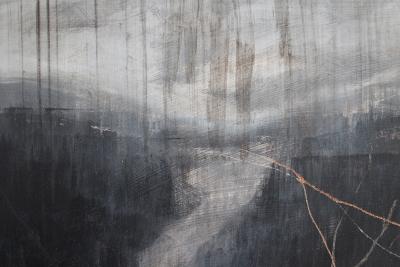 Alex CLAUDE - Le contournement, 2020 - Acrylique sur panneau 2