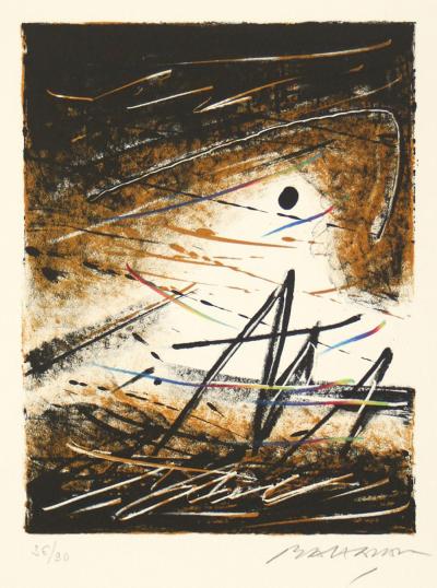 Julius BALTAZAR - Sans titre, 1994 - Lithographie signée au crayon 2
