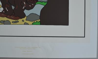 Editions Moulinsart - Tintin en Amérique - Sérigraphie 2