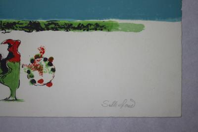 Graham SUTHERLAND - Flammes dans une forme de roche I, 1975 - Lithographie signée à la main 2