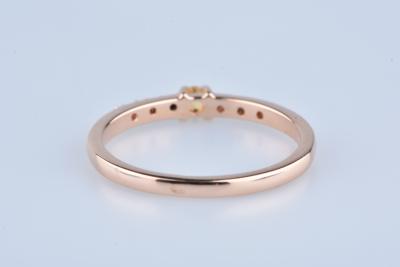 Bague Mauboussin en or rose, saphirs et diamants 2