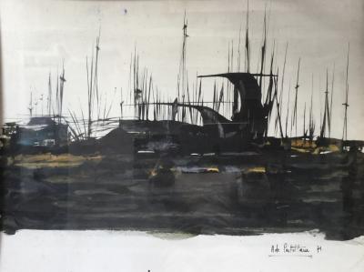 Antoine de CASTELLANE - Sydney ,1971 - Encre et aquarelle signée 2