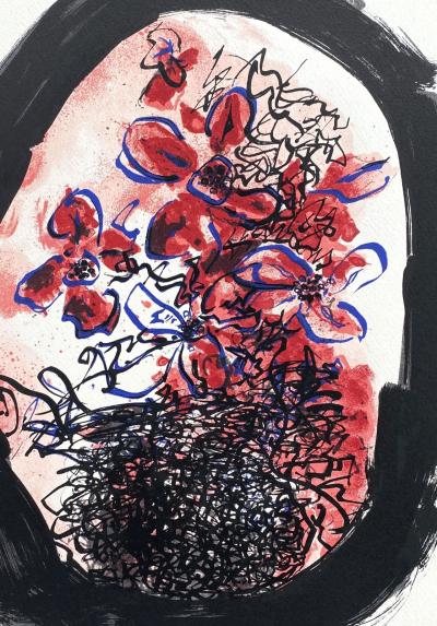 Georges BRAQUE - Le bouquet, 1961 - Lithographie originale signée au crayon 2