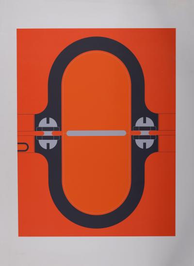 Ado SATO - Composition Pop II (Animals of the night), 1971 - Screenprint 2