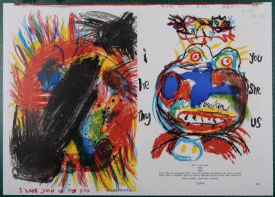 Sam FRANCIS - Black Stone, 1964 - Lithographie 2
