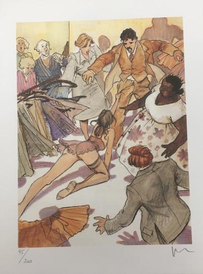 Milo Manara - Déclic II Gioco accrochée - Sérigraphie signée 2