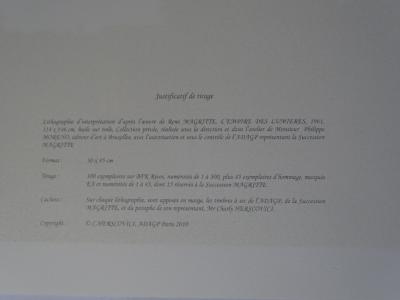 René MAGRITTE - L´Empire des Lumières - Lithograph  - 2010 2