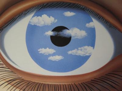 René MAGRITTE (d’après) - Le Faux Miroir -Lithographie 2