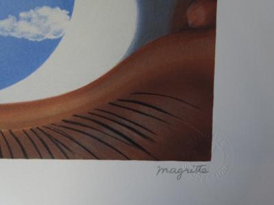 René MAGRITTE (d’après) - Le Faux Miroir -Lithographie 2
