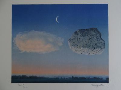 Rene Magritte (after)- Cloud vs stone - lithograph 2