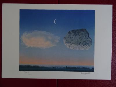 Rene Magritte (after)- Cloud vs stone - lithograph 2