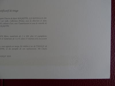 Rene Magritte (after)- Cloud vs stone - lithograph 2
