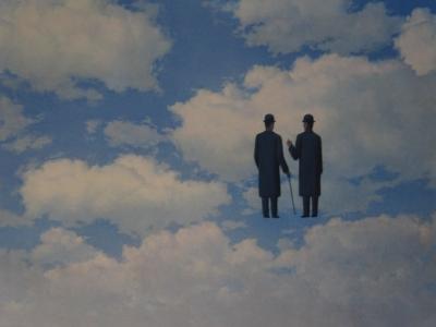 René MAGRITTE (d’après) - La reconnaissance infinie-Lithographie 2
