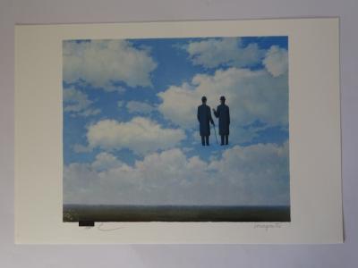 René MAGRITTE (d’après) - La reconnaissance infinie-Lithographie 2