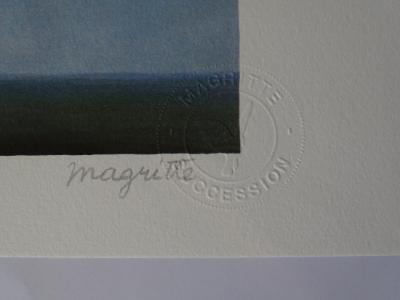 René MAGRITTE (d’après) - La reconnaissance infinie-Lithographie 2