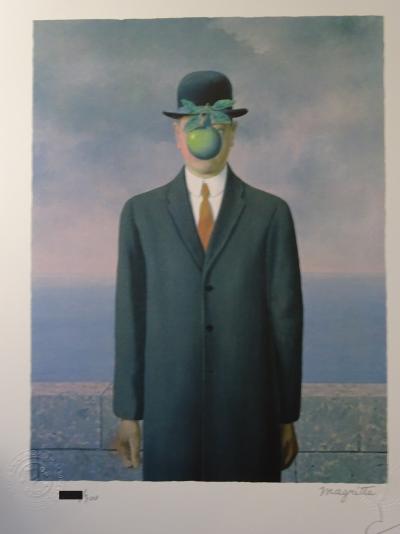 René MAGRITTE (after) - Le Fils de l’Homme -Lithograph (Medium format) 2