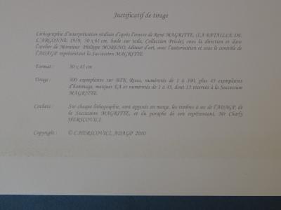 René MAGRITTE (after) - La Bataille de l’Argonne (moyen format) - Lithograph 2