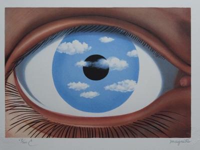 René MAGRITTE (d’après) - Le Faux Miroir - Lithographie 2