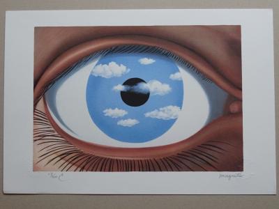 René MAGRITTE (d’après) - Le Faux Miroir - Lithographie 2